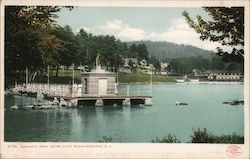 Endicott Rock, Weirs Lake Postcard