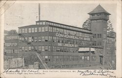 Commonwealth Shoe Factory Gardiner, ME Postcard Postcard Postcard