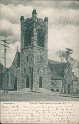 St. Pauls Church Pawtucket, RI Postcard Postcard Postcard