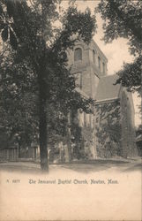 The Immanuel Baptist Church Newton, MA Postcard Postcard Postcard