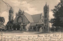 Eliot Congregational Church Newton, MA Postcard Postcard Postcard