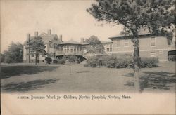 Dennison Ward for Children at Newton Hospital Massachusetts Postcard Postcard Postcard