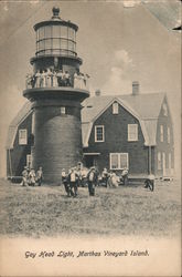 Gay Head Light Martha's Vineyard, MA Postcard Postcard Postcard