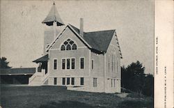 Union Church Stow, MA Postcard Postcard Postcard