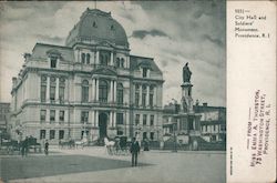 City Hall and Soldiers' Monument Postcard