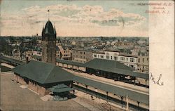 Central R.R. Station Postcard