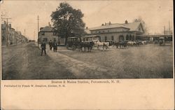 Boston & Maine Station Postcard
