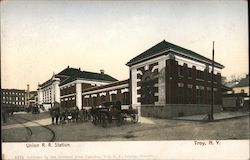 Union Railroad Station Troy, NY Postcard Postcard Postcard