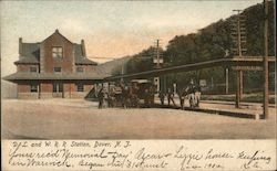 D.L. and W.R.R. Station Postcard