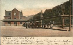 D.L. and W.R.R. Station Dover, NJ Postcard Postcard Postcard