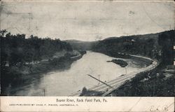 Beaver River, Rock Point Park Postcard