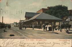 R.R. Station Willimantic, CT Postcard Postcard Postcard