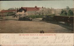 Southern Pacific R.R. Depot Sacramento, CA Postcard Postcard Postcard