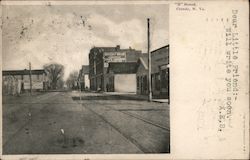 "B" Street Ceredo, WV Postcard Postcard Postcard