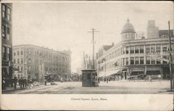 Central Square Lynn, MA Postcard Postcard Postcard