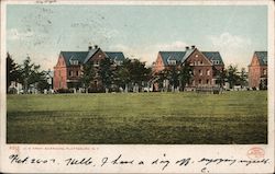 U.S. Army Barracks Postcard