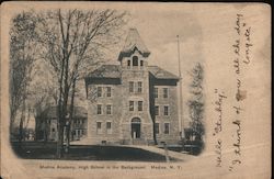 Medina Academy and High School Postcard