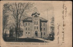 Medina Academy and High School New York Postcard Postcard Postcard