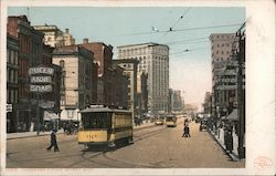 Woodward Avenue Detroit, MI Postcard Postcard Postcard