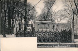 Monument of Uzall Knapp Newburgh, NY Postcard Postcard Postcard