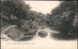 River Scene Postcard