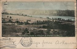Big Rock and Ft. Roots Arkansas River Postcard