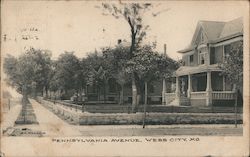 Pennsylvania Avenue Webb City, MO Postcard Postcard Postcard