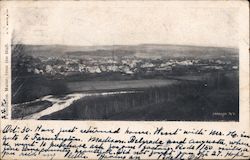 View from the Bluff Farmington, ME Postcard Postcard Postcard