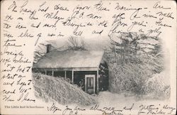 The Little Red Schoolhouse Postcard