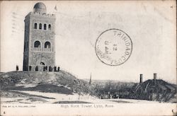 High Rock Tower Lynn, MA Postcard Postcard Postcard