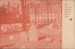 Old Granary Burying Ground Postcard