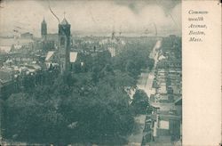 Commonwealth Avenue Postcard