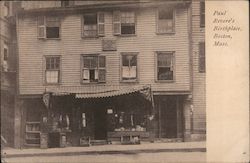 Paul Revere's Birthplace Postcard