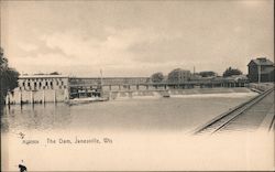 The Dam Janesville, WI Postcard Postcard Postcard