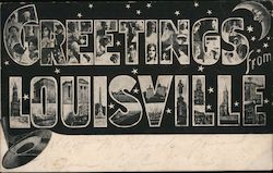 Greetings from Louisville Postcard