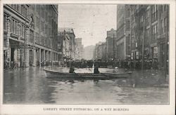 Liberty Street on a Wet Morning Postcard