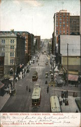 Second Avenue Looking North Postcard