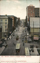 Second Avenue Looking North Postcard