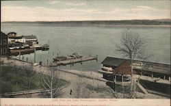 Lahi Park and Lake Washington Seattle, WA Postcard Postcard Postcard
