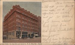 Hotel Butler 2nd Ave and James St Postcard