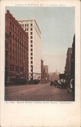 Second Avenue, Looking South Postcard