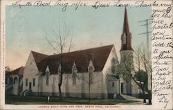 Church built from one tree Santa Rosa, CA Postcard Postcard Postcard