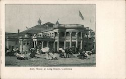 Bath House Long Beach, CA Postcard Postcard Postcard