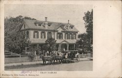 Gray Gables with horse cart Postcard