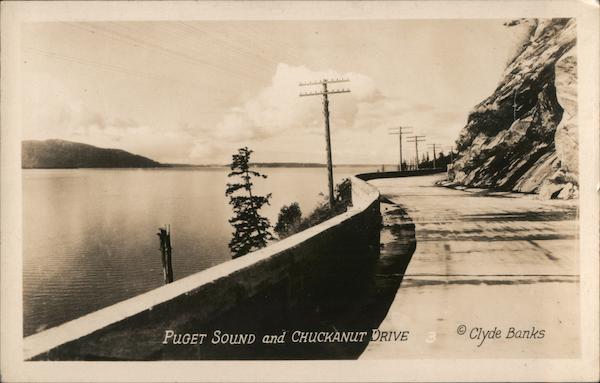 Puget Sound and Chuckanut Drive Bellingham Washington