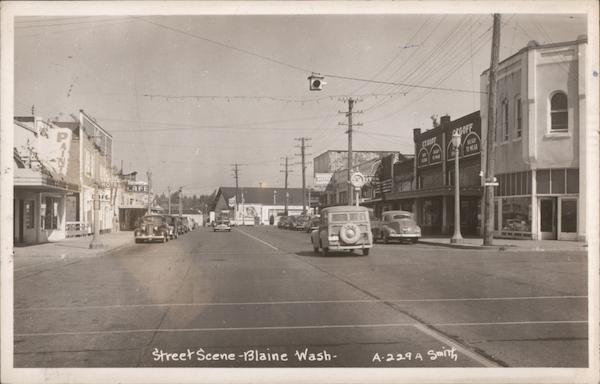 Street Scene Blaine Washington Smith