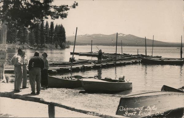 Boat Dock Diamond Lake Oregon