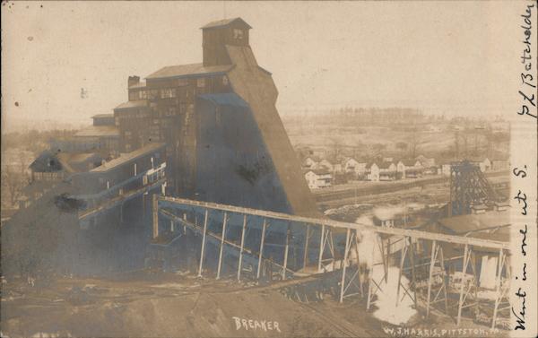 Coal Breaker - Coal Processing Plant Pittston Pennsylvania
