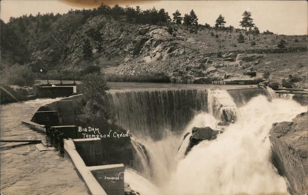 Big Dam Thompson Canon Estes Park Colorado