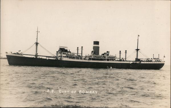 S.S. City of Bombay Steamers